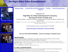 Tablet Screenshot of nightstardj.com